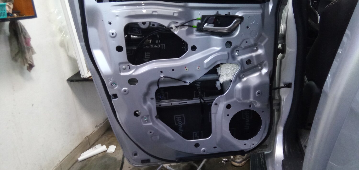 шумоизоляция дверь передняя тойота рав 4 2014, шумоизоляция hyundai h1, шумоизоляция дверей автомобиля, шумоизоляция дверей, шумоизоляция nissan x-trail 31