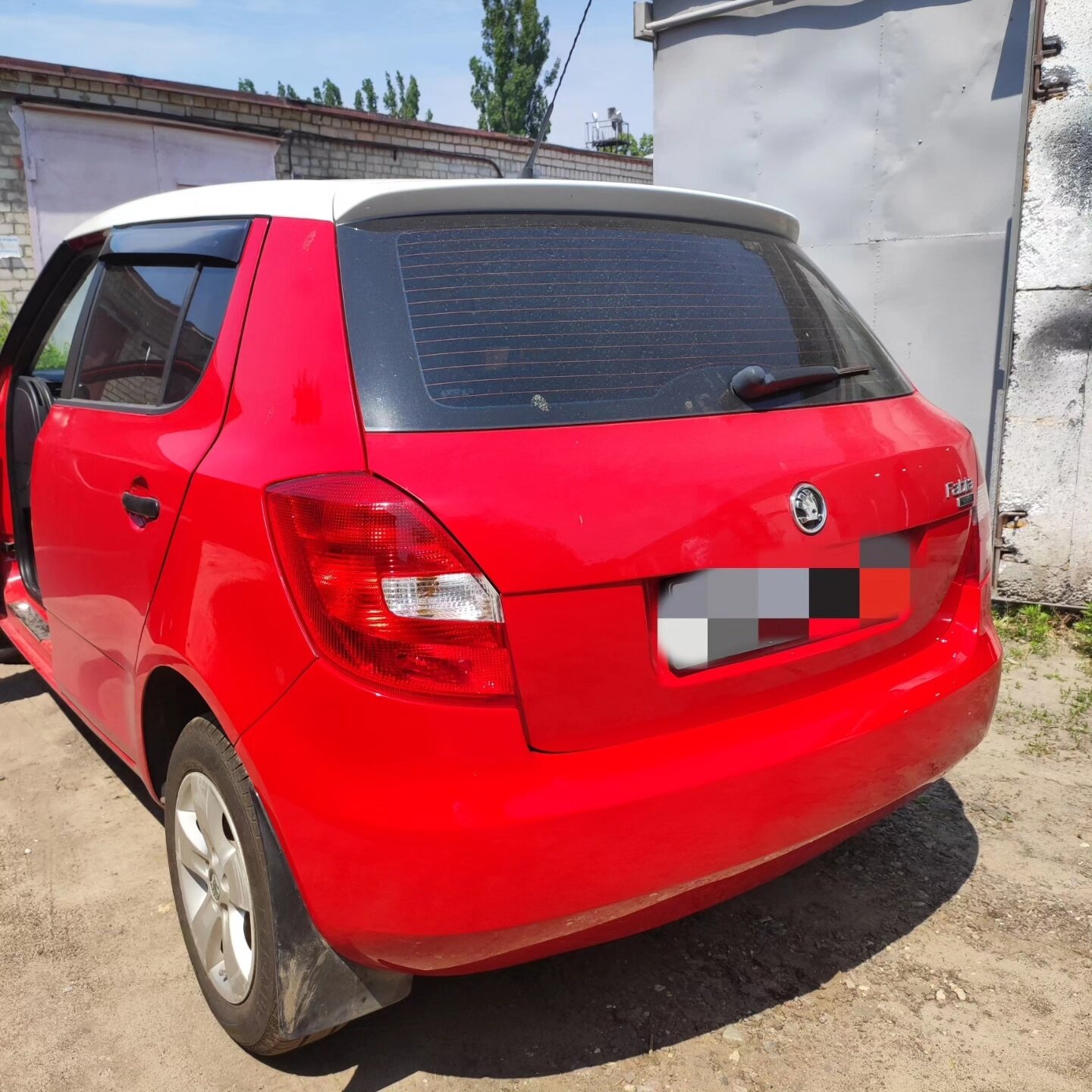 skoda fabia ii, шкода фабия новая, skoda fabia 2013, skoda fabia 2 красная, Skoda Fabia II Рестайлинг