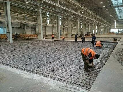 армирование бетонных полов 200 vv, армирование бетонного пола, бетонирование промышленного пола, промышленные бетонные полы, бетонные полы