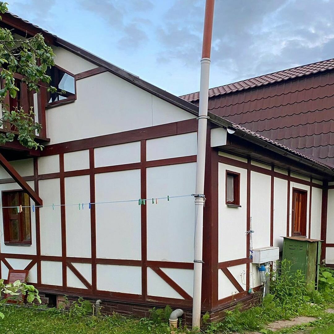 фасад цсп фахверк, осп фасад под фахверк, фасад в стиле фахверк, фахверк фасад, фасад из цсп под фахверк
