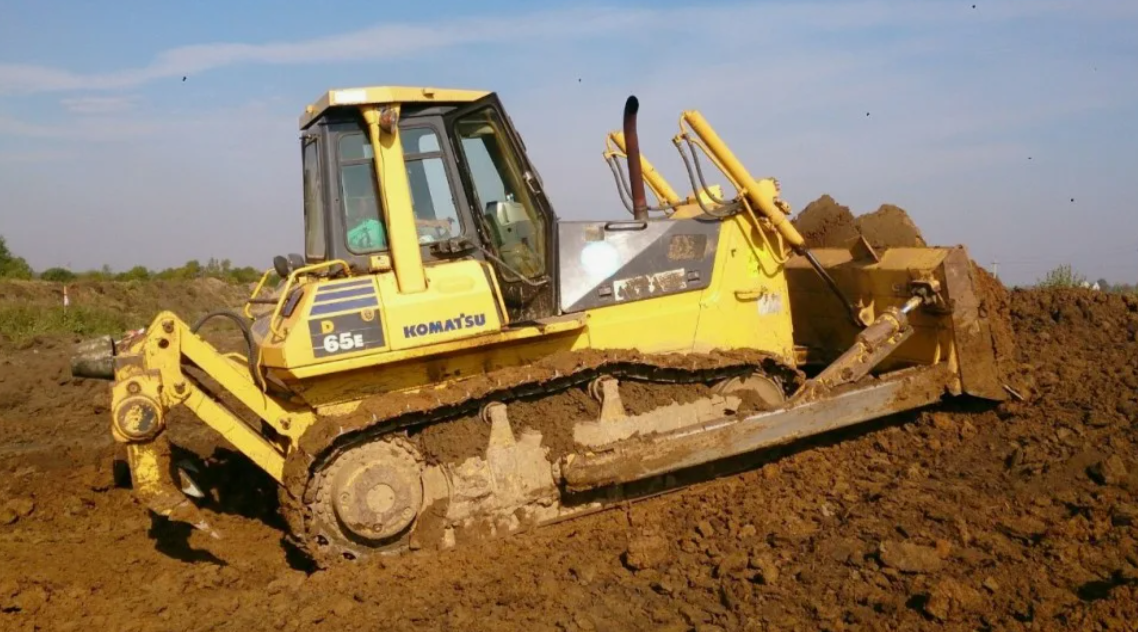 бульдозер komatsu d65, бульдозер, бульдозер комацу, бульдозер komatsu d 65 ex 16, комацу 65 бульдозер