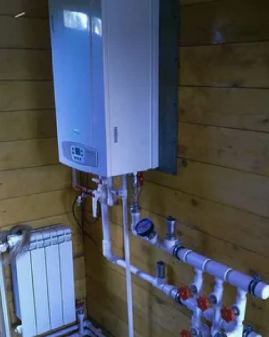 отопление в частном доме, обвязка настенного газового котла, монтаж отопления в частном, обвязка газового котла, обвязка котла отопления в частном доме