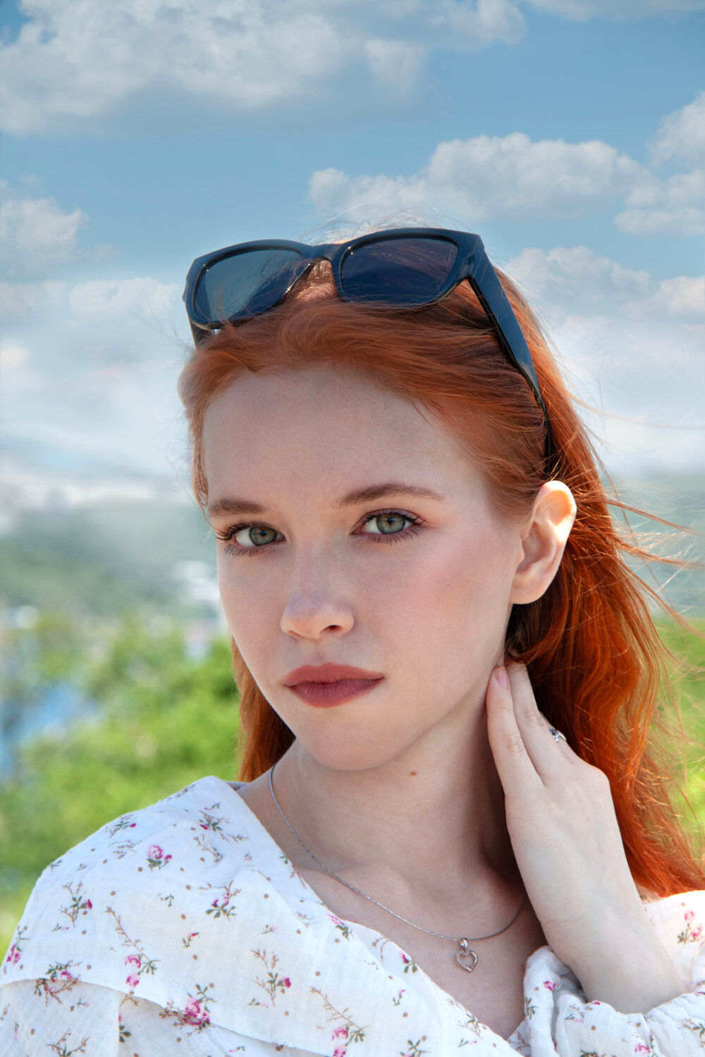 модели, девушка, рыжие, рыжая девушка, женские портреты