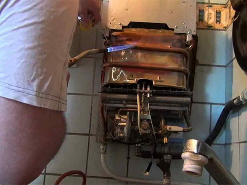 газовая колонка нева прогорание теплообменника, теплообменник газовой колонки, газовая колонка нева, парогенератор из газовой колонки, газовая колонка