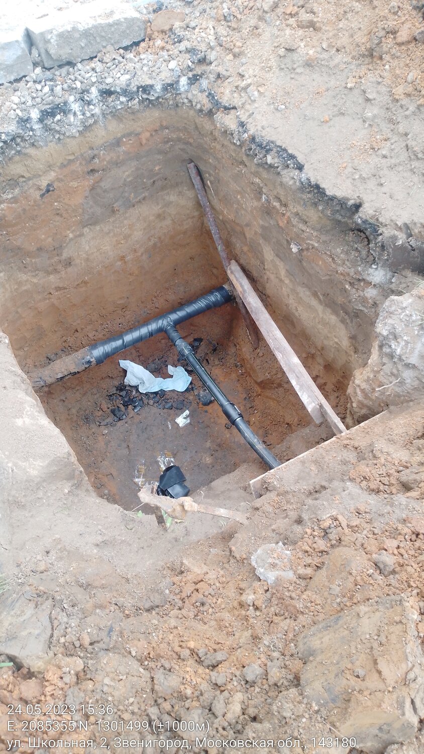 прокладка водопровода, ввод водопровода в частный дом, монтаж септика, врезка в водопровод, монтаж водопровода