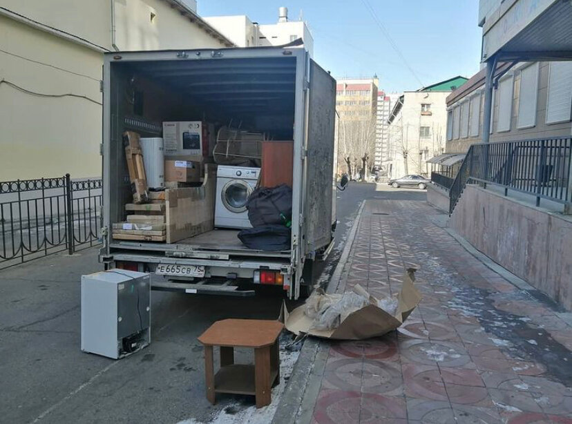грузоперевозки, переезд, грузовая, фургон для переезда, грузовик
