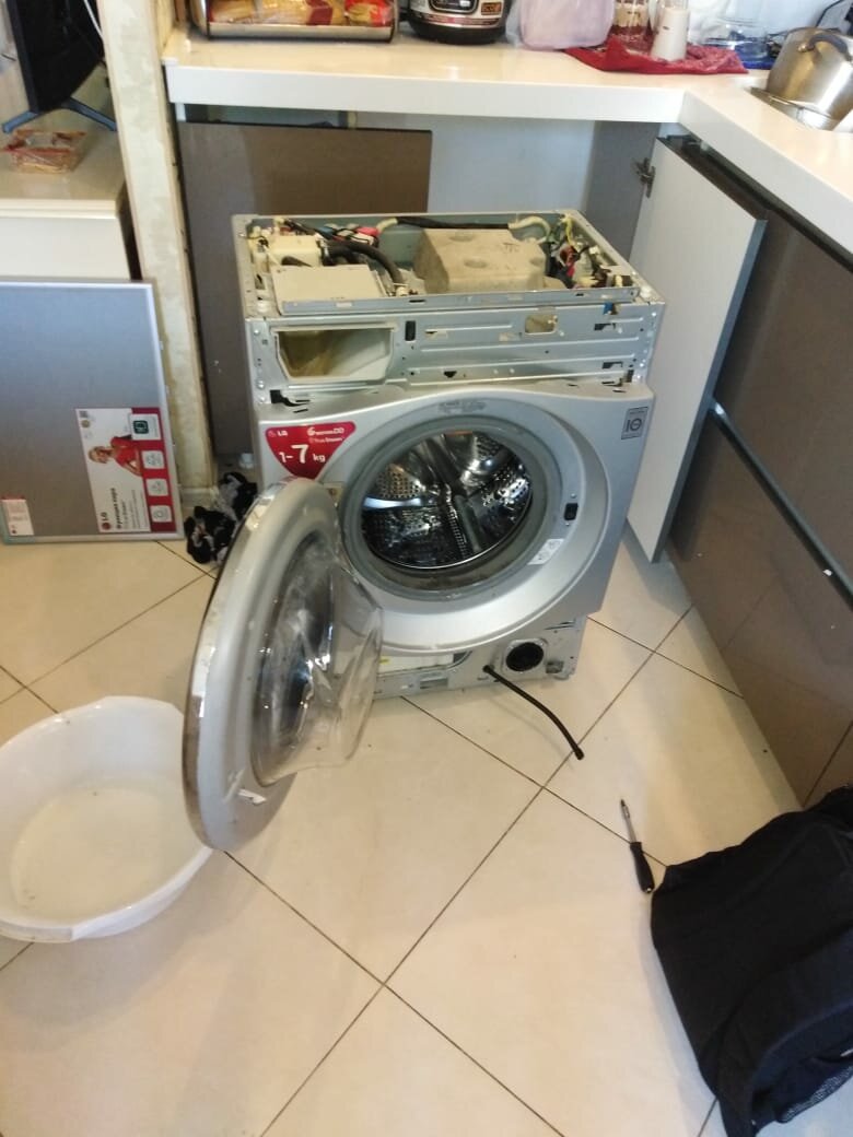 бытовая техника, стиральная машина, стиральная машина lg f1081nd direct drive на 6 кг, починка стиральной машины, разбор стиральной машины lg f12a8hd
