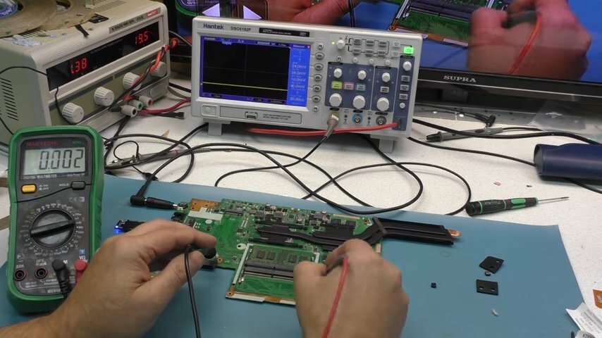 осциллограф, component tester oscilloscope, осциллограф rohde schwarz rte1054, цифровой осциллограф, входное напряжение на осциллографе