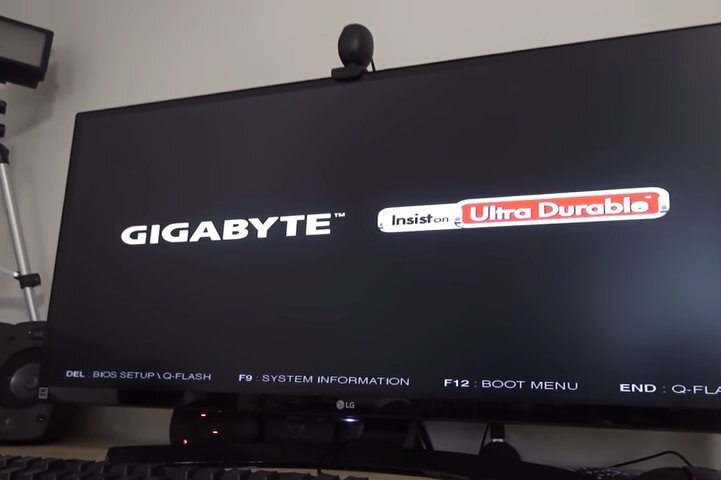 загрузочный экран биос gigabyte, gigabyte insist on ultra durable, gigabyte ultra durable не, gigabyte экран загрузки, меню gigabyte