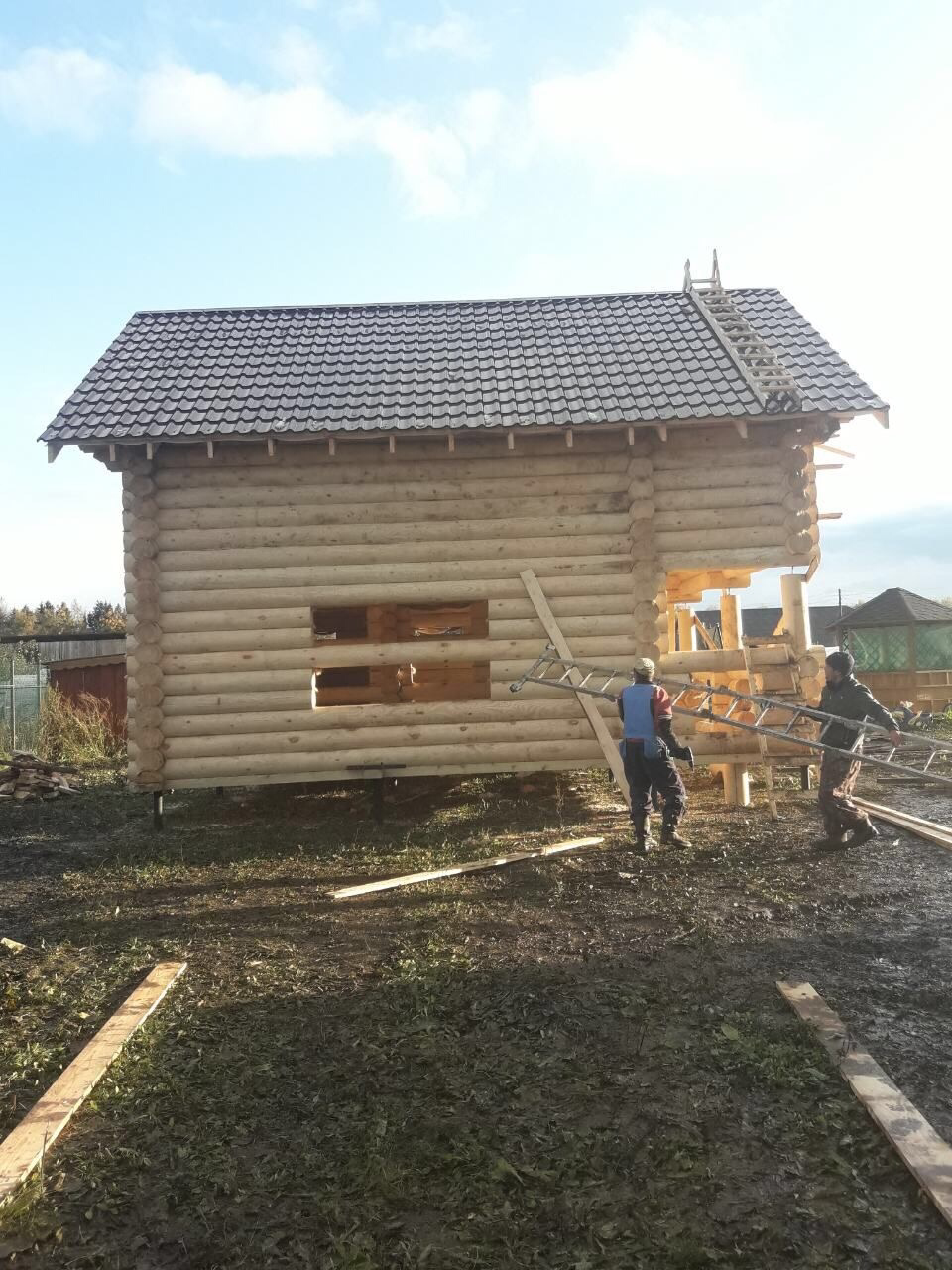 сруб бани, сруб бани 3х5, сруб дома, строительство бани, сруб