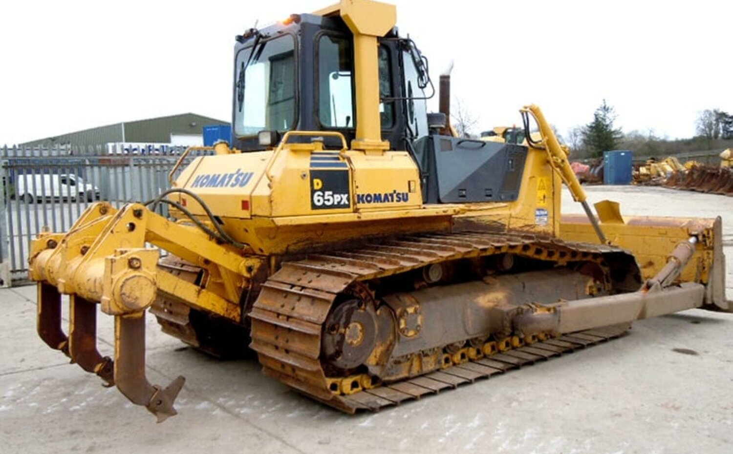 бульдозер komatsu d65px-15, бульдозер гусеничный, бульдозер коматсу д65, бульдозер комацу 65, бульдозер коматсу d65px-15