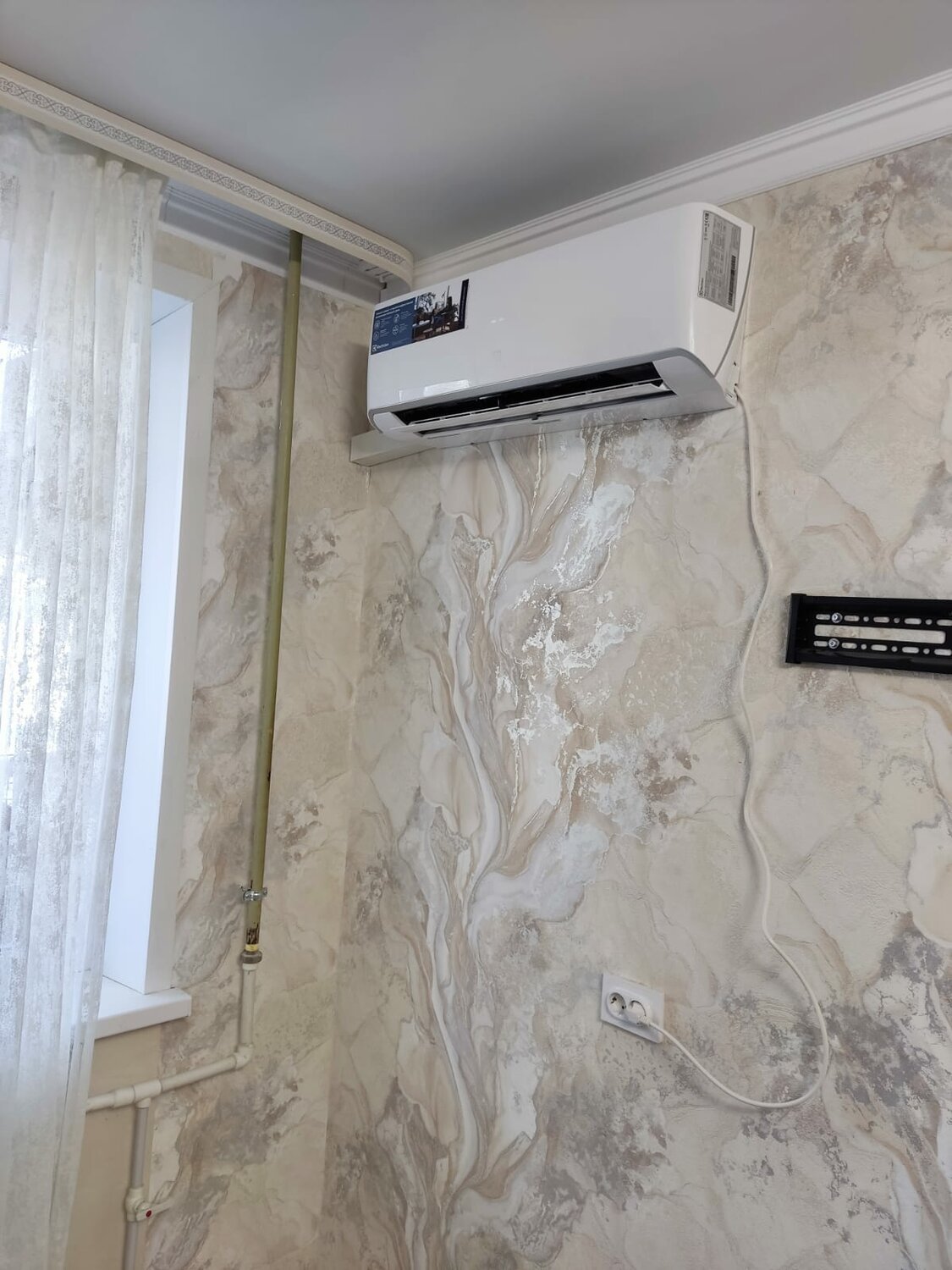 кондиционер, монтаж кондиционера в квартире, установка кондиционера, стандартный монтаж кондиционера, монтаж настенного кондиционера