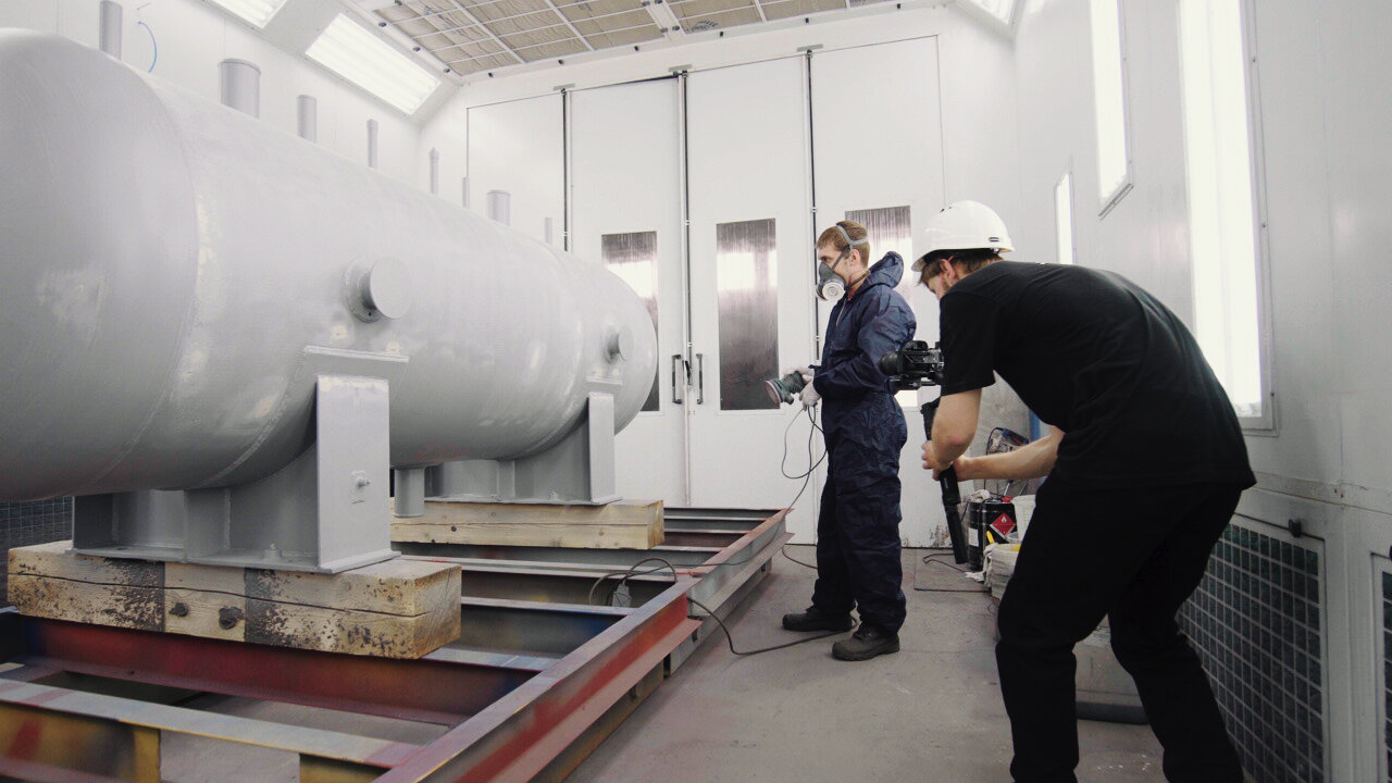 резервуар высокого давления, резервуар горизонтальный стальной v-200м3, резервуар горизонтальный стальной, резервуары, емкости высокого давления