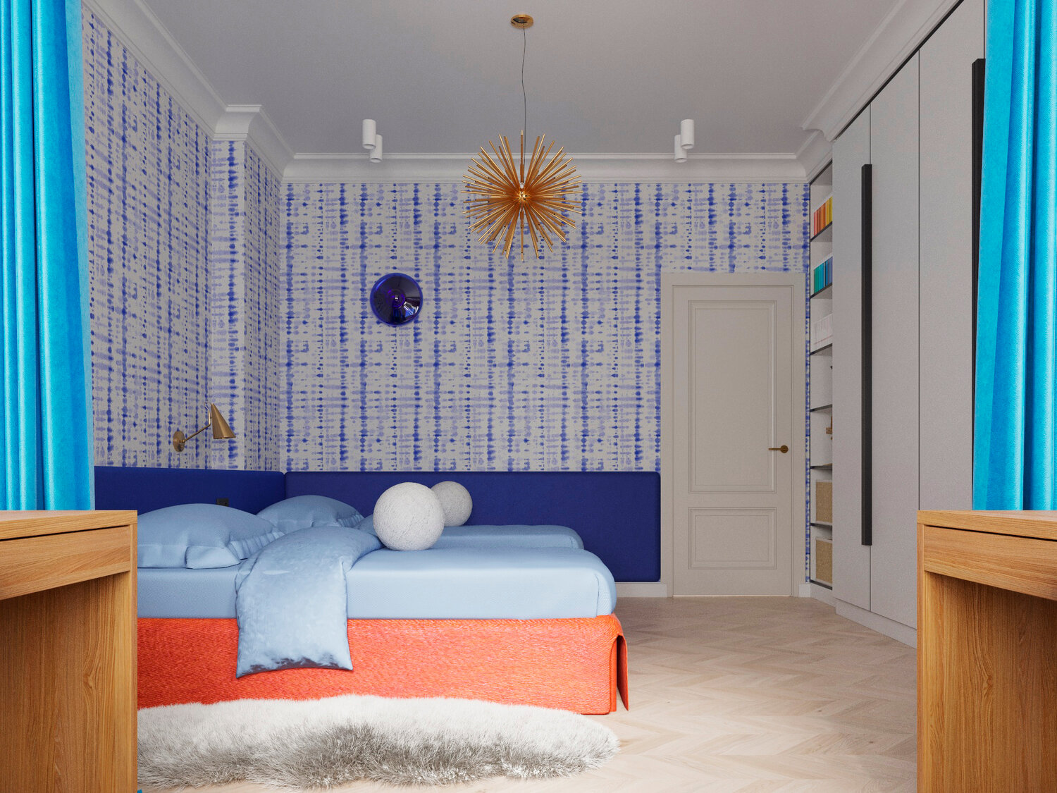 детская интерьер, дизайн детской комнаты, цвет комнаты для мальчика, интерьер комнаты, дизайн детской