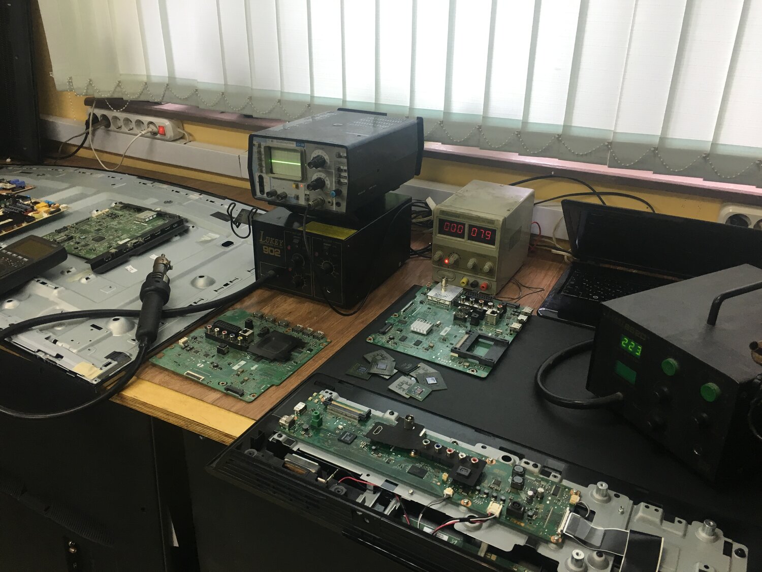 ремонт электроники, оборудование для телемастерской, техника компьютерная, ремонт, техника