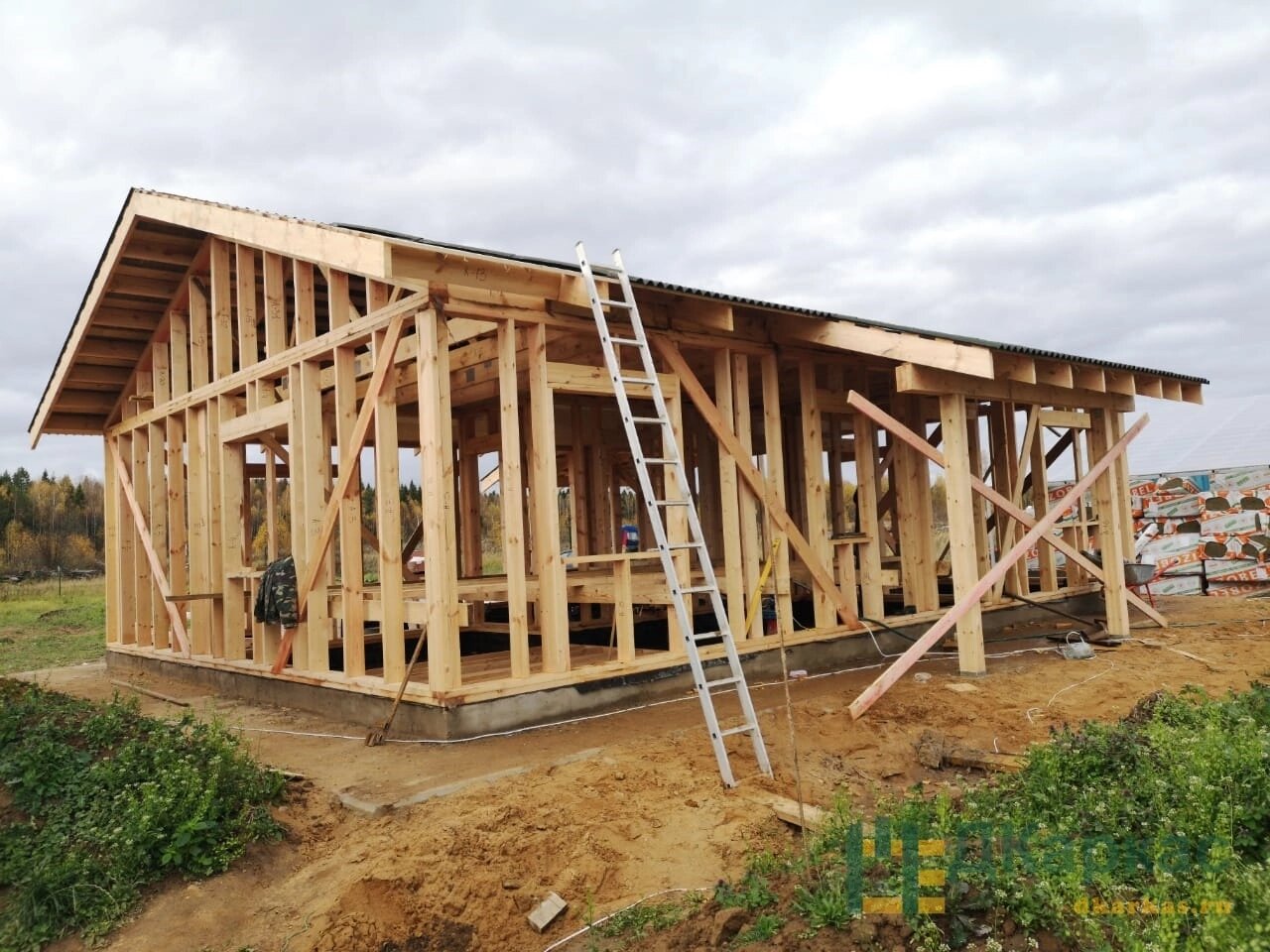 Строительство каркасного дома