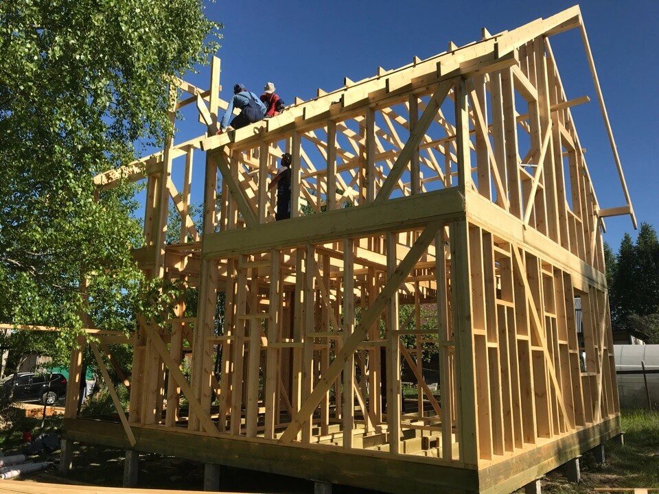Строительство каркасного дома