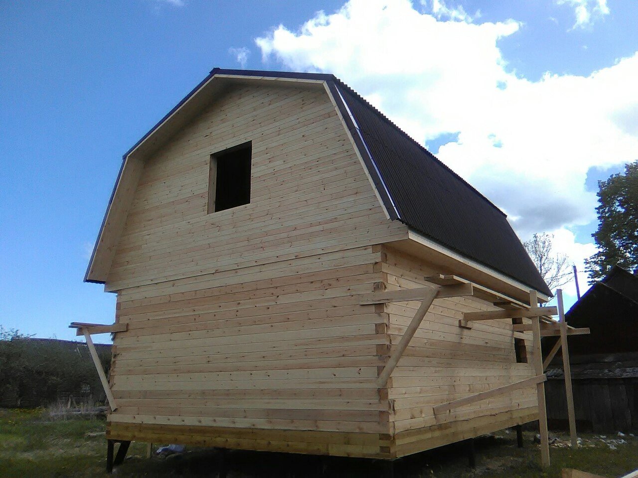 Строительство дома из бруса