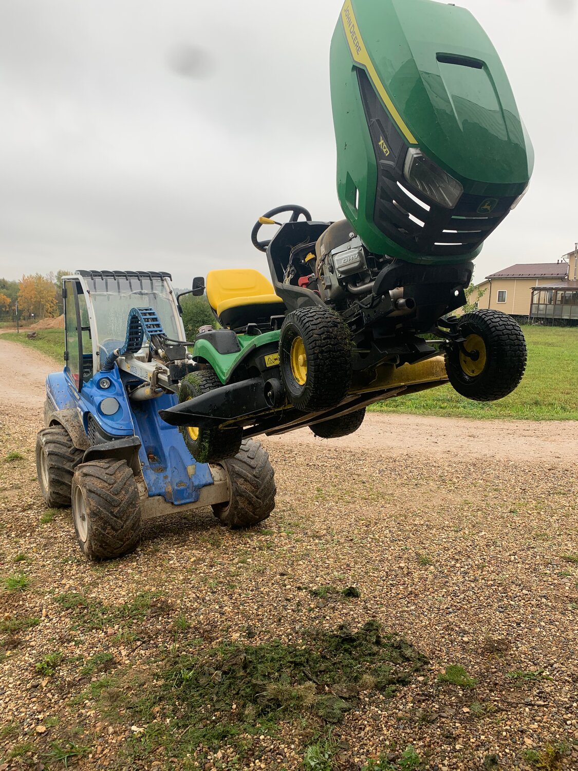 john deere, садовый трактор caiman rapido 2wd 92, джон дир 700, трактор john deere, john deere x739