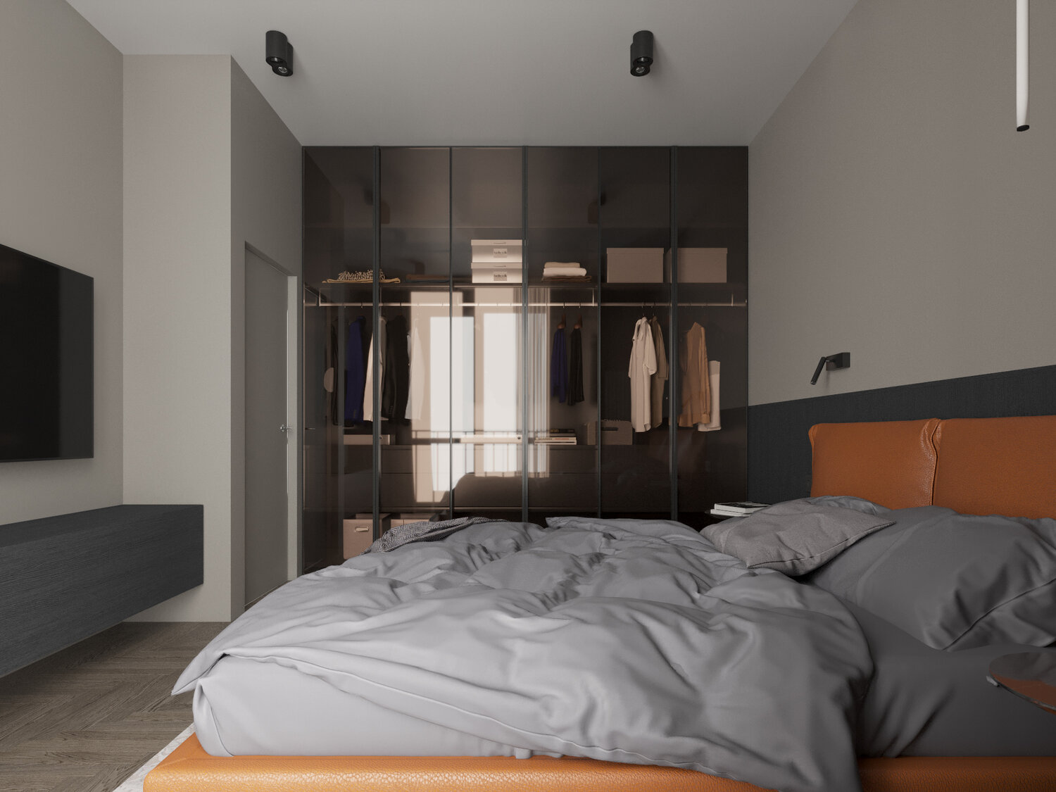 интерьер спальни в стиле минимализм, спальня в стиле минимализм, дизайн интерьера спальни, спальня в современном стиле, спальня интерьер