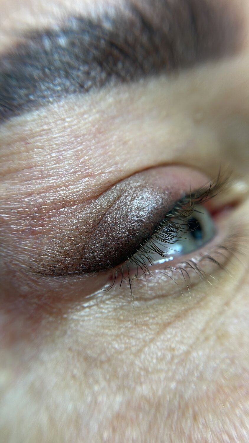 татуаж нижнего века с растушевкой, татуаж век, перманентный макияж век стрелки с растушевкой, перманентный макияж век стрелки, татуаж век стрелки