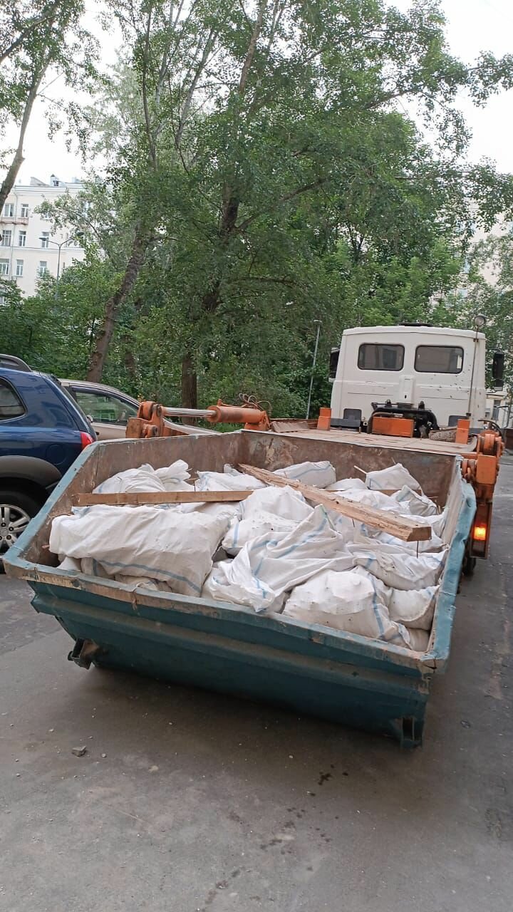 строительный мусор, вывоз мусора, газель вывоз мусора, вывоз, вывоз мусора контейнер 8 м3