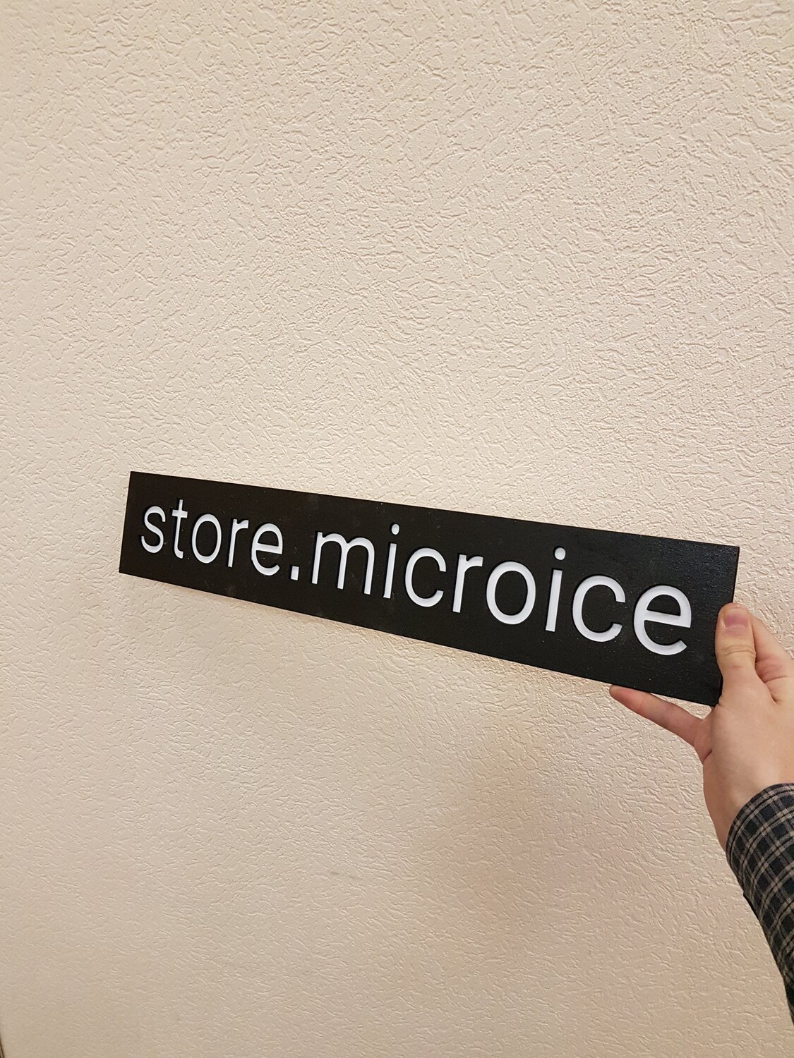 логотип, store microice, надпись, баннер, значок