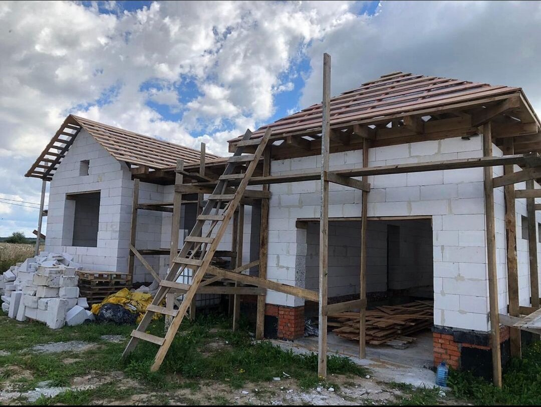 Строительство дома из бетонных блоков