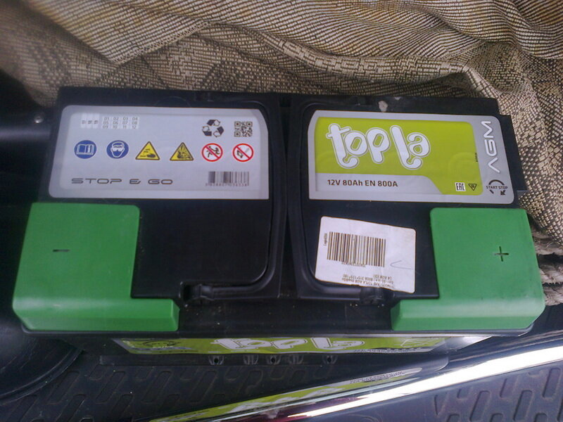 ford kuga 2,5 акб, аккумулятор, аккумулятор топла 75, topla agm stop&go 95 а*ч, аккумуляторная батарея