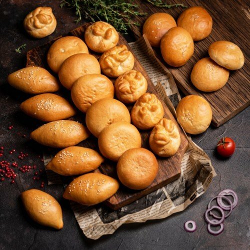 выпечка, картофель, молодой картофель, пирожки, картошка