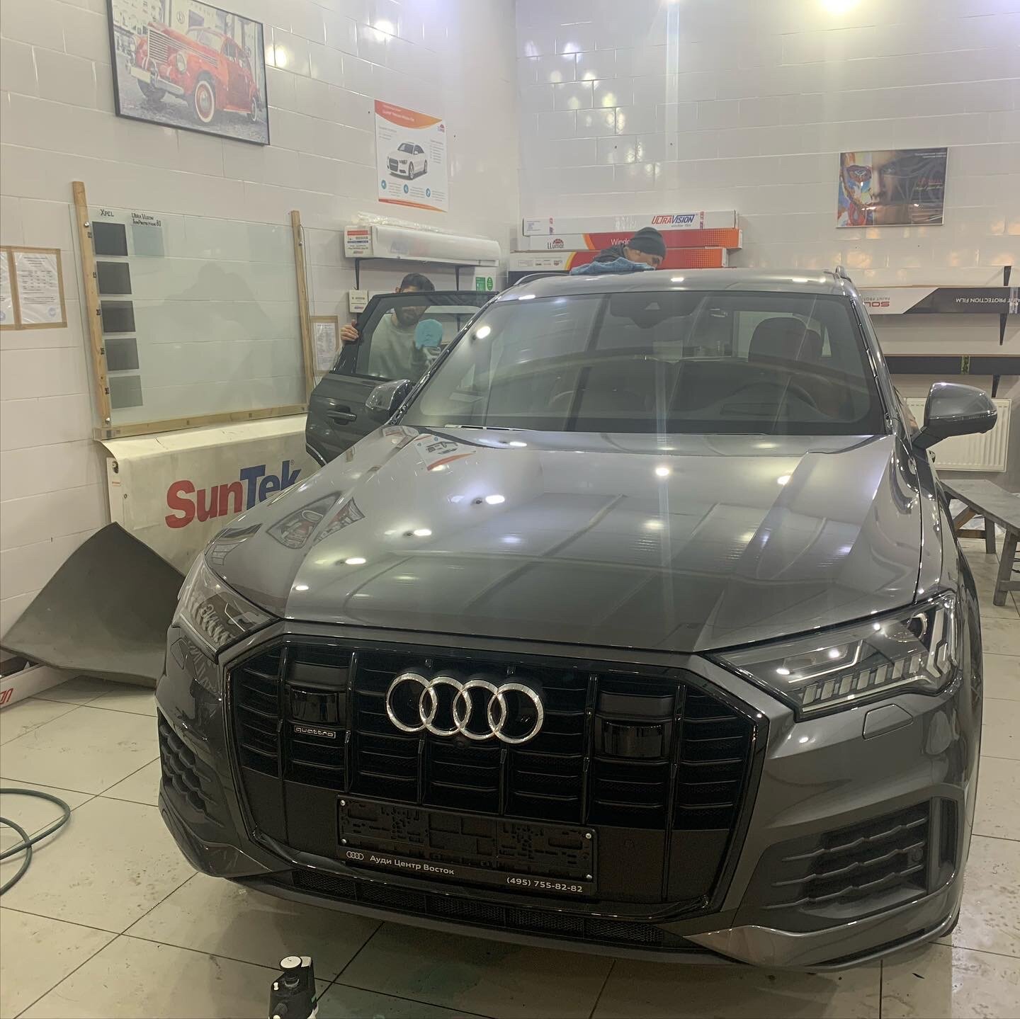 audi q7, audi q8 синий, audi q8 tuning, audi, Audi A6 IV (C7) Рестайлинг
