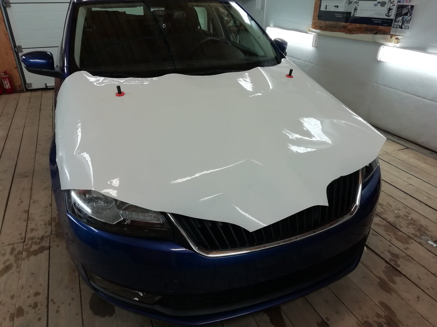 автомобиль, авто, капот, белая машина капот, Skoda Rapid