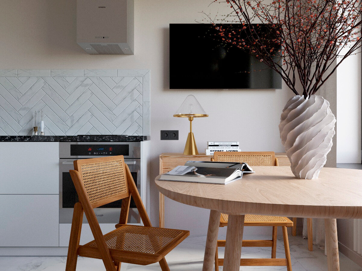 скандинавский стиль в интерьере, обеденный стол, скандинавский дизайн, стол, дизайн интерьера