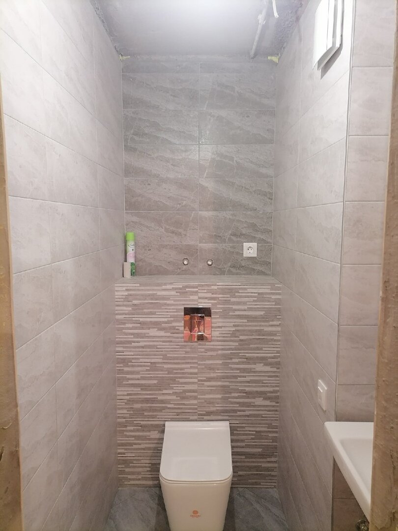 туалет, обшивка туалета, туалетная комната, маленький туалет в стиле лофт, санузел