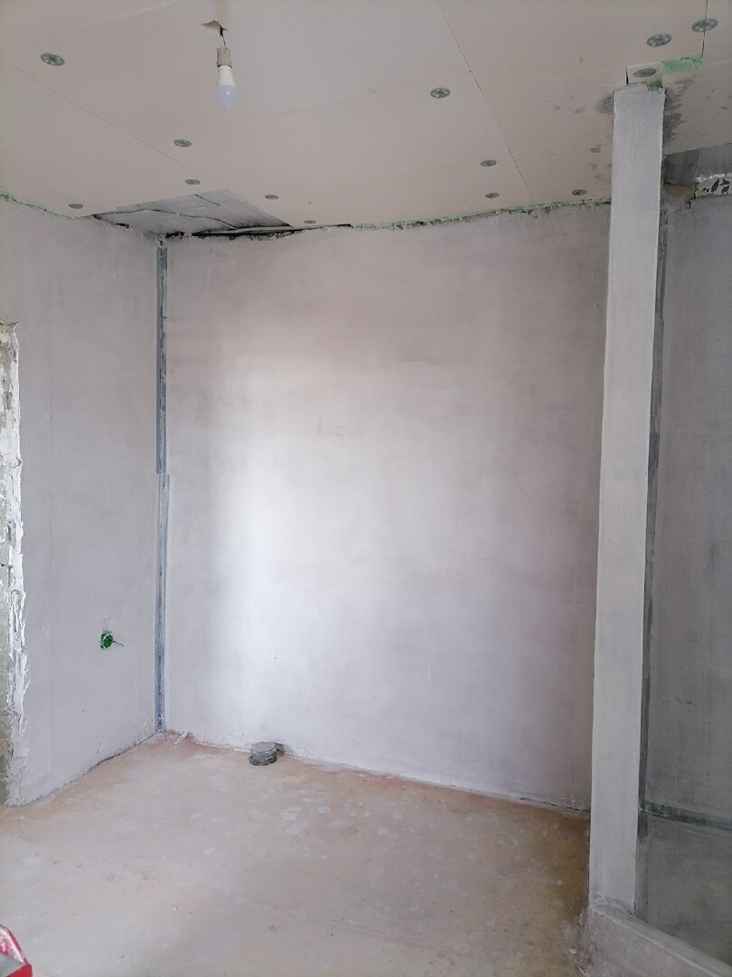 черновая отделка, черновая отделка квартиры, предчистовая отделка, квартира, новосибирск романова 39 черновая отделка