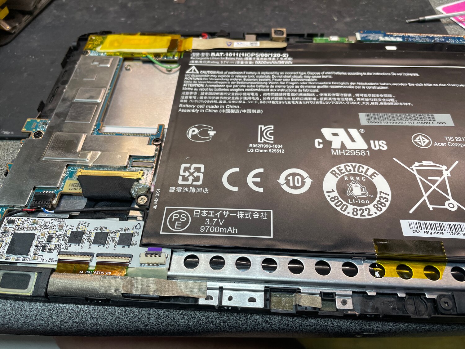 acer iconia tab a511 аккумулятор, асер икония таб а701 материнская плата, acer iconia tab a511, ноутбук, acer iconia tab a511 разборка