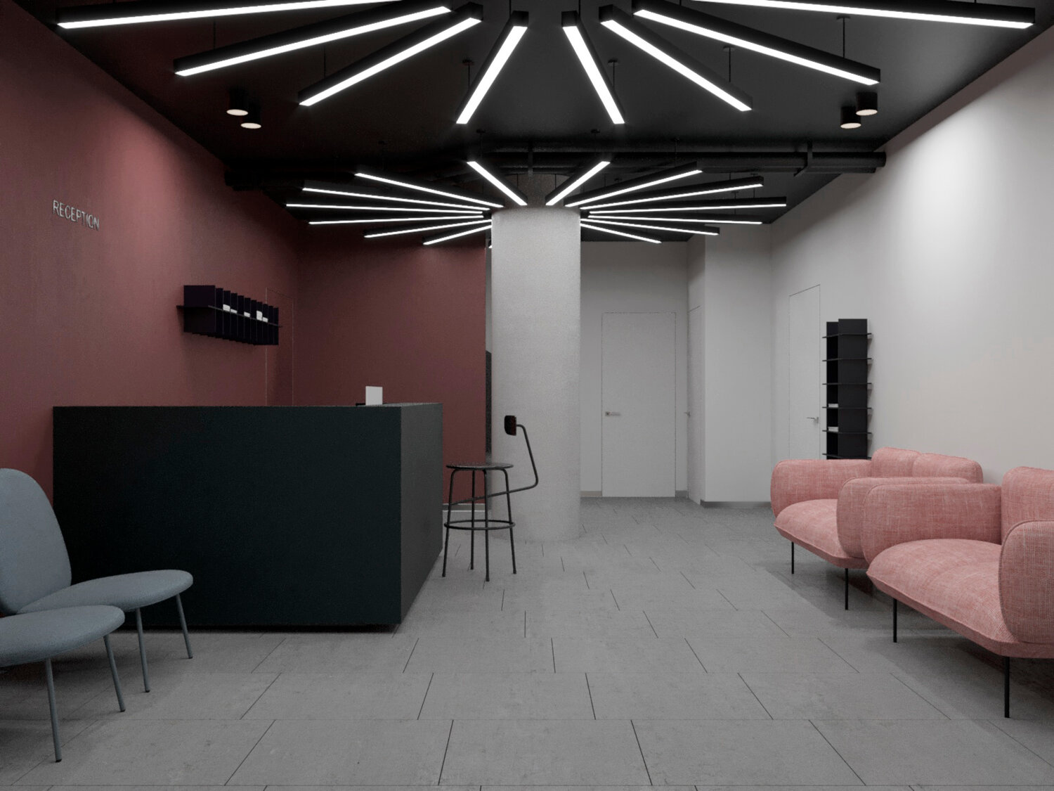 интерьер, офис, интерьер вип офиса, помещение, офис открытого типа