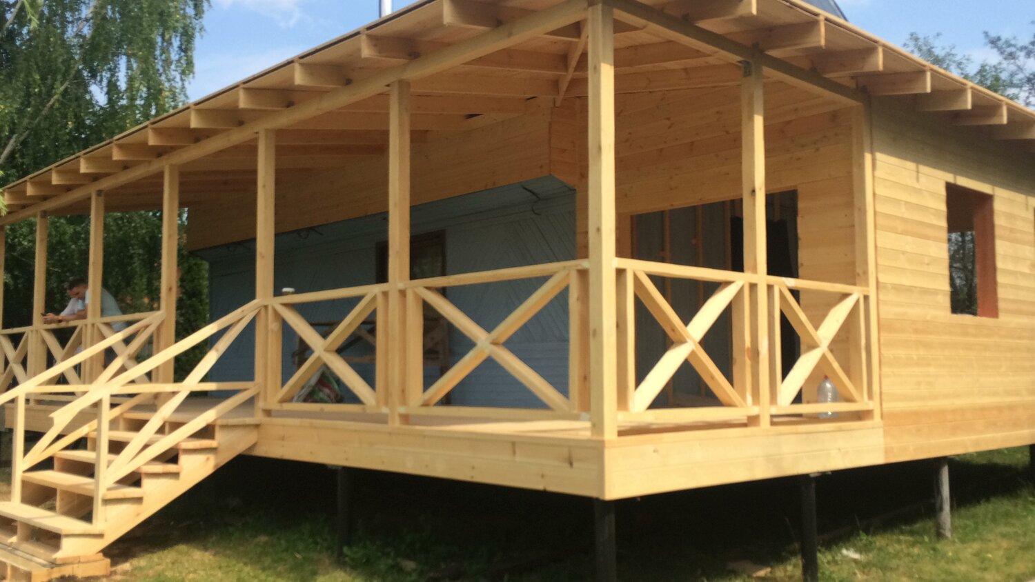 строительство веранды, постройка веранды, каркасный дачный домик, дачный домик, веранды из дерева