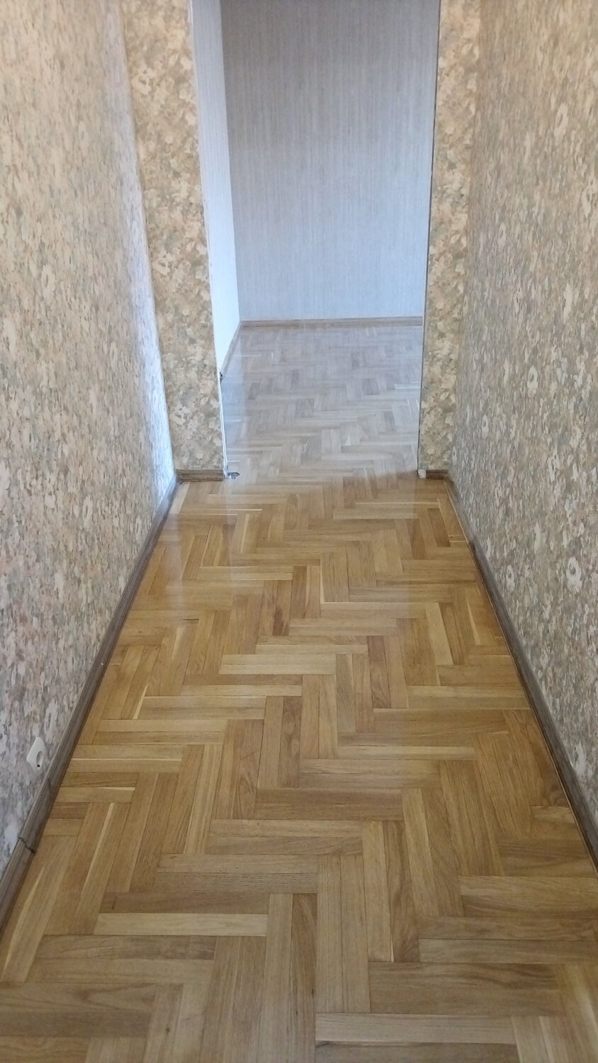 циклевка штучного паркета, циклевка паркета из бука, укладка ламината елочкой, павловский мозаичный паркет, укладка паркета елочкой по диагонали