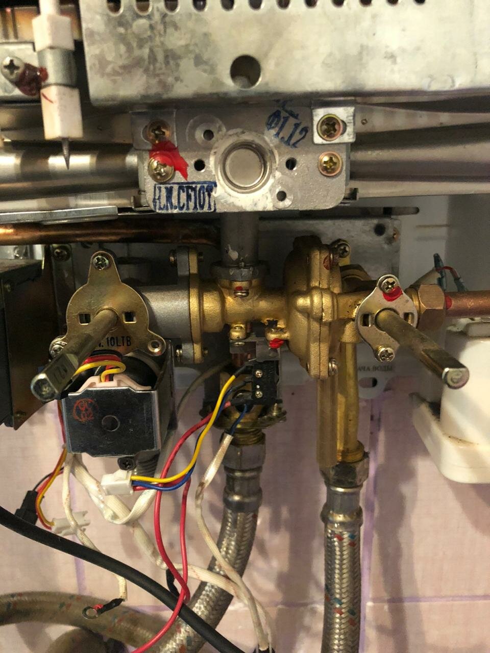 газовая колонка нева 4510 клапан протока воды, газовая колонка нева 4513. слабый напор горячей воды, газовая колонка нева 4610, газовая колонка, фильтр холодной воды газовая колонка оазис