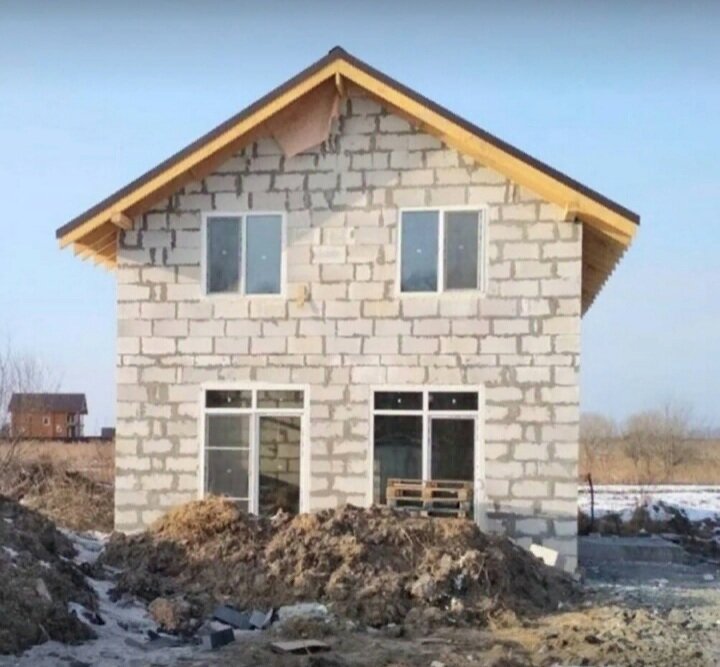 дом из газосиликатных блоков, строительство домов из газобетона, строительство дома из блоков, дом из газобетона, дом из пеноблоков
