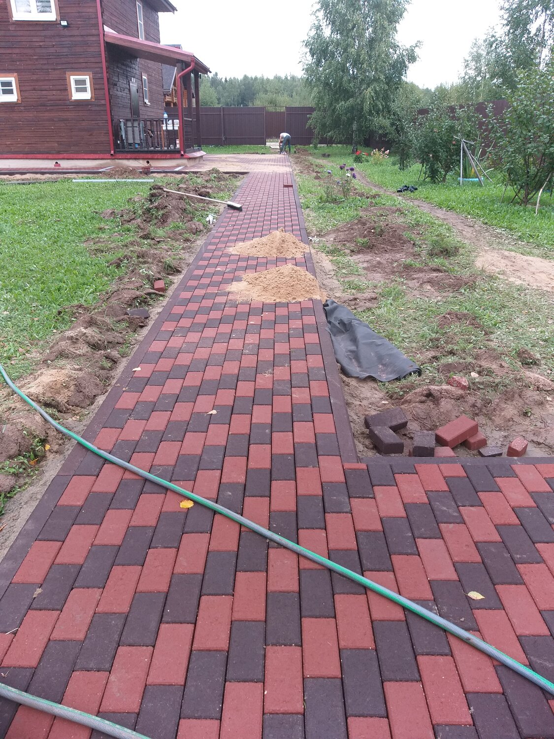укладка тротуарной плитки, укладка брусчатки, тротуарная плитка, укладка брусчатки в раменском районе, тротуарная плитка на даче