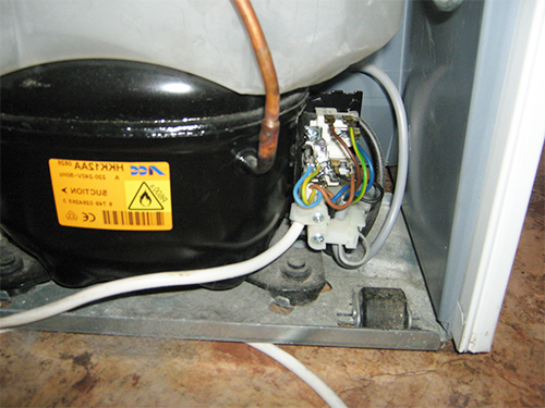 компрессор холодильника, подключение компрессора холодильника, холодильник, подключение холодильника, пусковое реле либхер