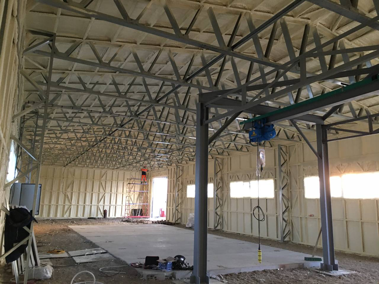 складское помещение, строительные металлоконструкции, ангар склад, металлоконструкции, производственное помещение
