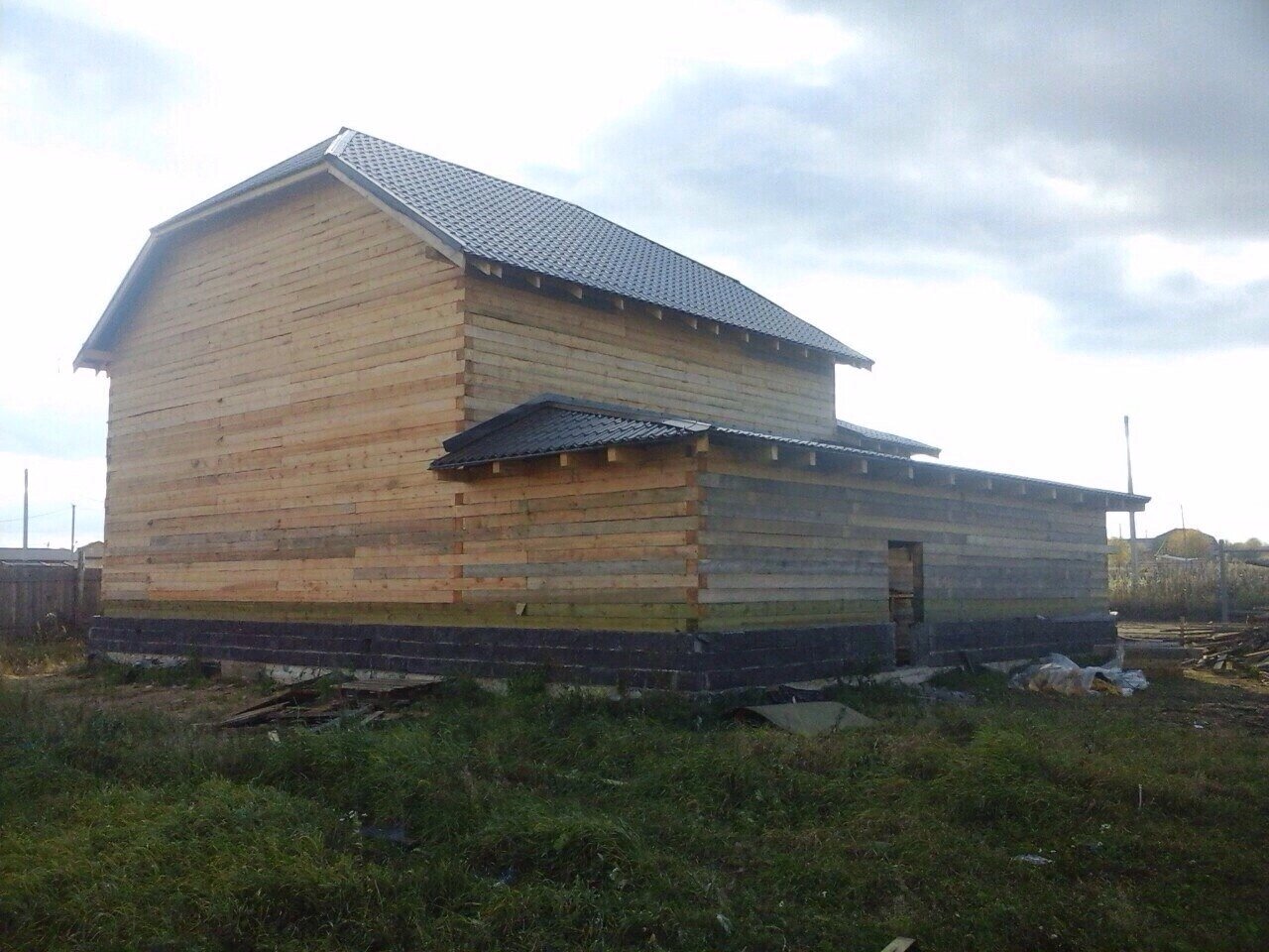 Строительство дома из бруса