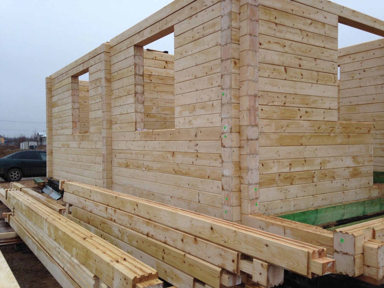 Строительство дома из бруса