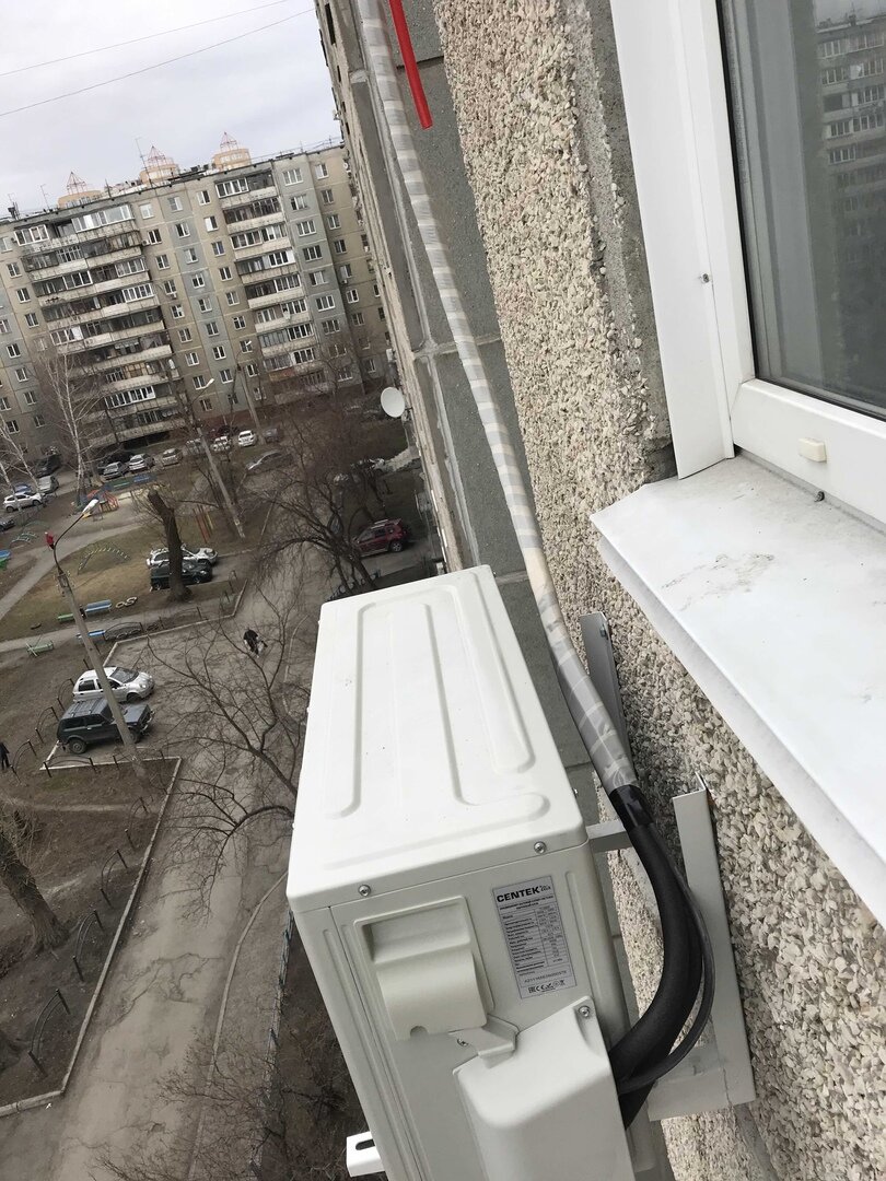 scoole sc ac s11.pro 09h, наружный блок кондиционера монтаж, наружный блок кондиционера, монтаж кондиционера, демонтаж наружного блока кондиционера