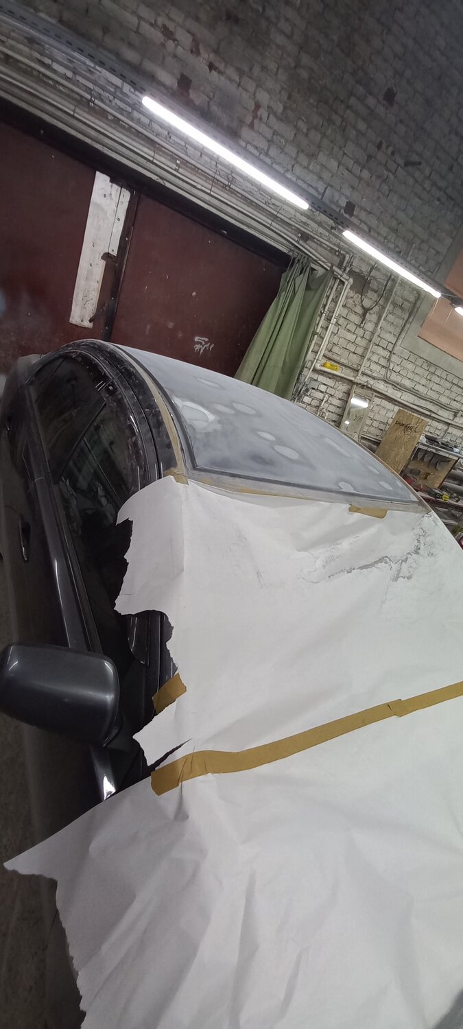 авто, покраска двери автомобиля, покраска авто, покраска крыши авто с переходом, покраска кузова