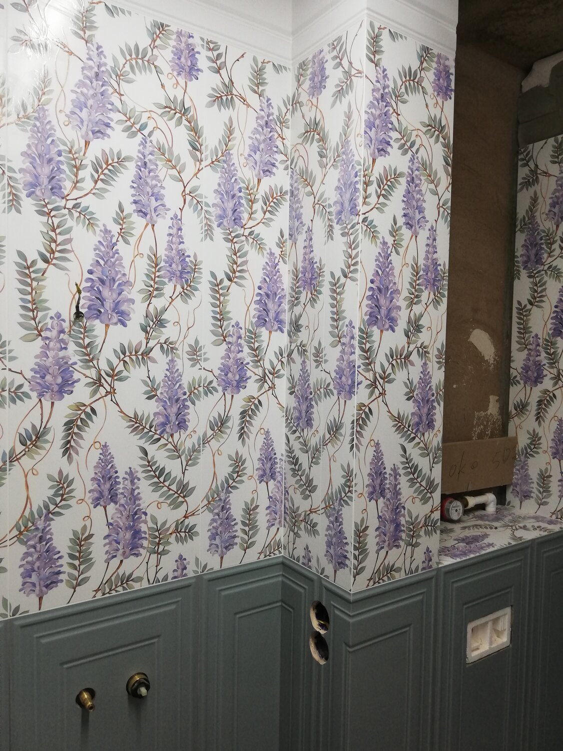 плитка монфорте kerama, плитка монфорте kerama marazzi, панели пвх лаванда, керама марацци в интерьере, интерьер