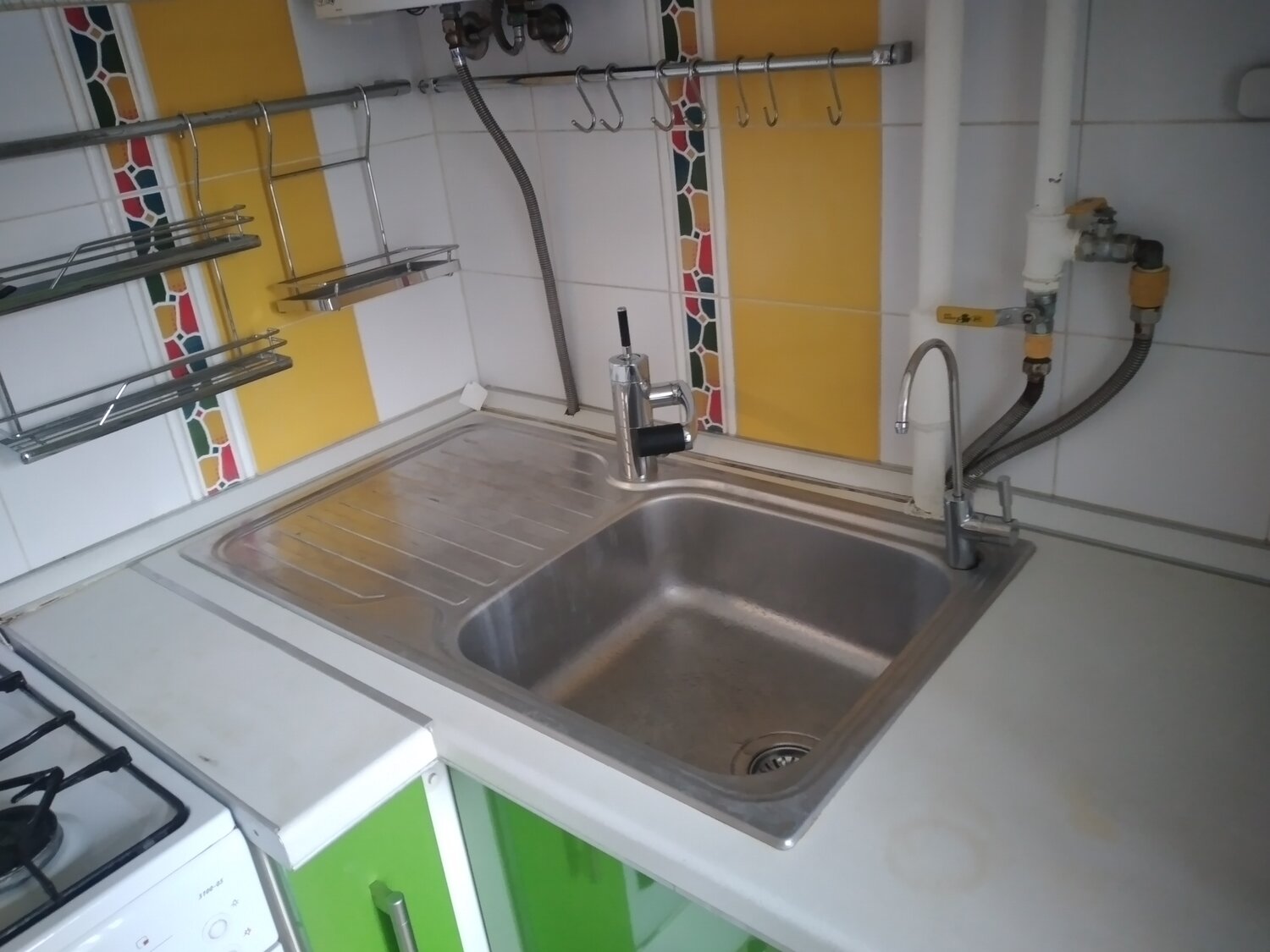 мойка кухонная, мойка, мойка в столешнице, мойка на стыке столешниц для кухни, мойка кухонная polygran f-07 серый